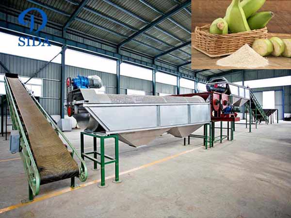 Plantain flour production line