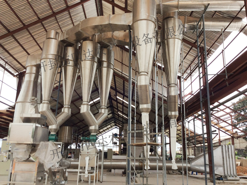 Foreign customers to establish a daily production of 100 tons of cassava starch production plant